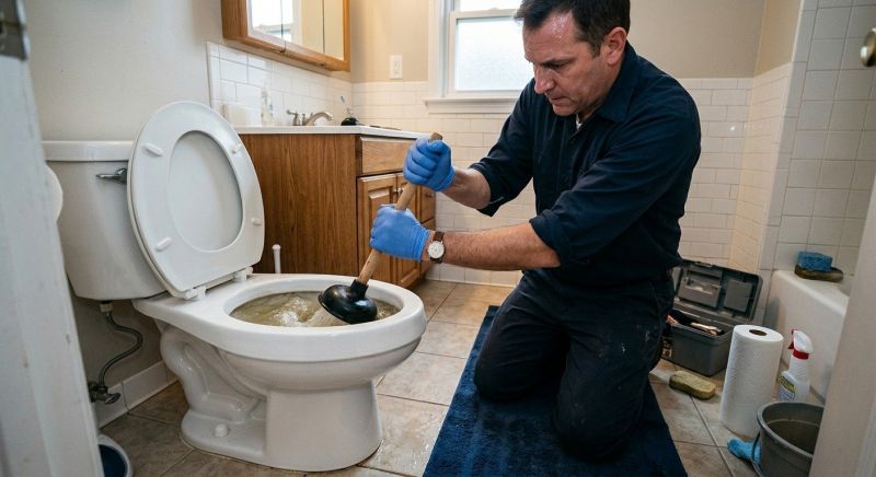 Toilet Plunging in Columbus, OH